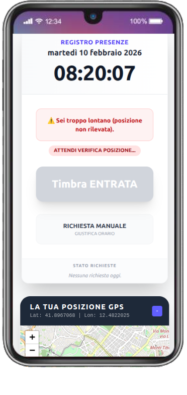 Gestione Turni e GPS